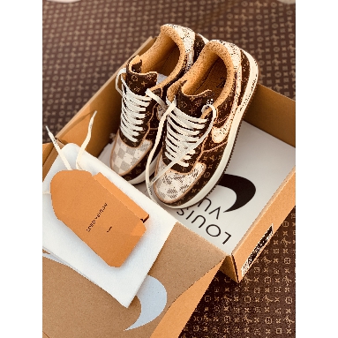 Louis Vuitton x Nike Air Force 1 Low "Monogram Damier" Pilot Case LV-x-AF1-MONOGRAM-DAMIER Sneakers