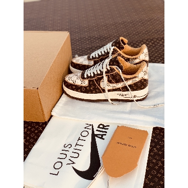 Louis Vuitton x Nike Air Force 1 Low "Monogram Damier" Pilot Case LV-x-AF1-MONOGRAM-DAMIER Sneakers
