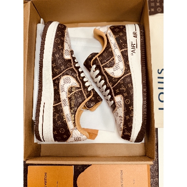 Louis Vuitton x Nike Air Force 1 Low "Monogram Damier" Pilot Case LV-x-AF1-MONOGRAM-DAMIER Sneakers
