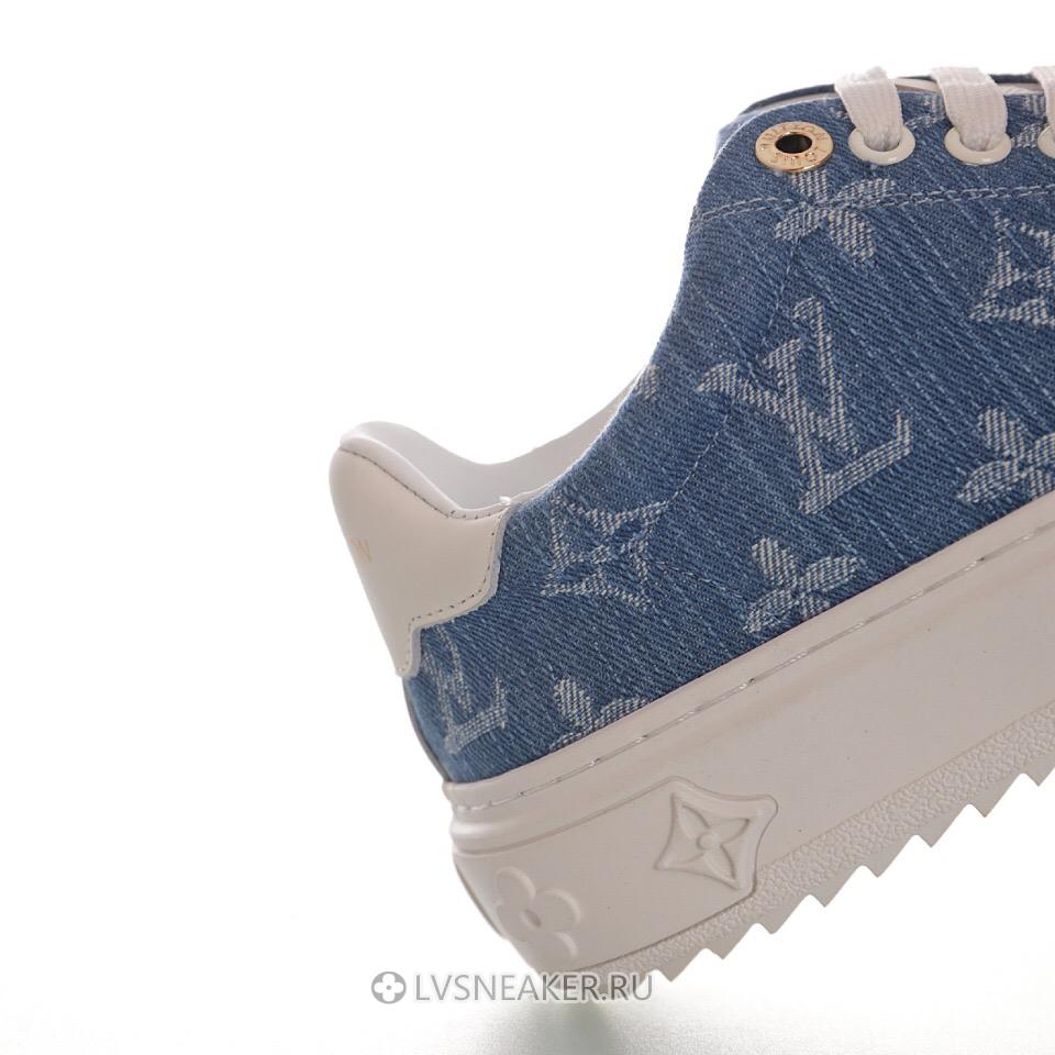 Louis Vuitton LV Time Out "Denim Blue" 1A7RB0 Sneakers