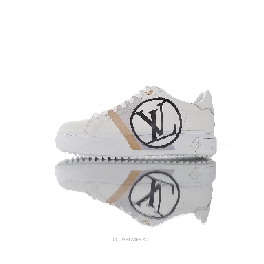 Louis Vuitton LV Time Out "White Black Leather Logo" 1A64RQ Sneakers
