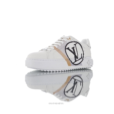 Louis Vuitton LV Time Out "White Black Leather Logo" 1A64RQ Sneakers