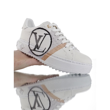 Louis Vuitton LV Time Out "White Black Leather Logo" 1A64RQ Sneakers