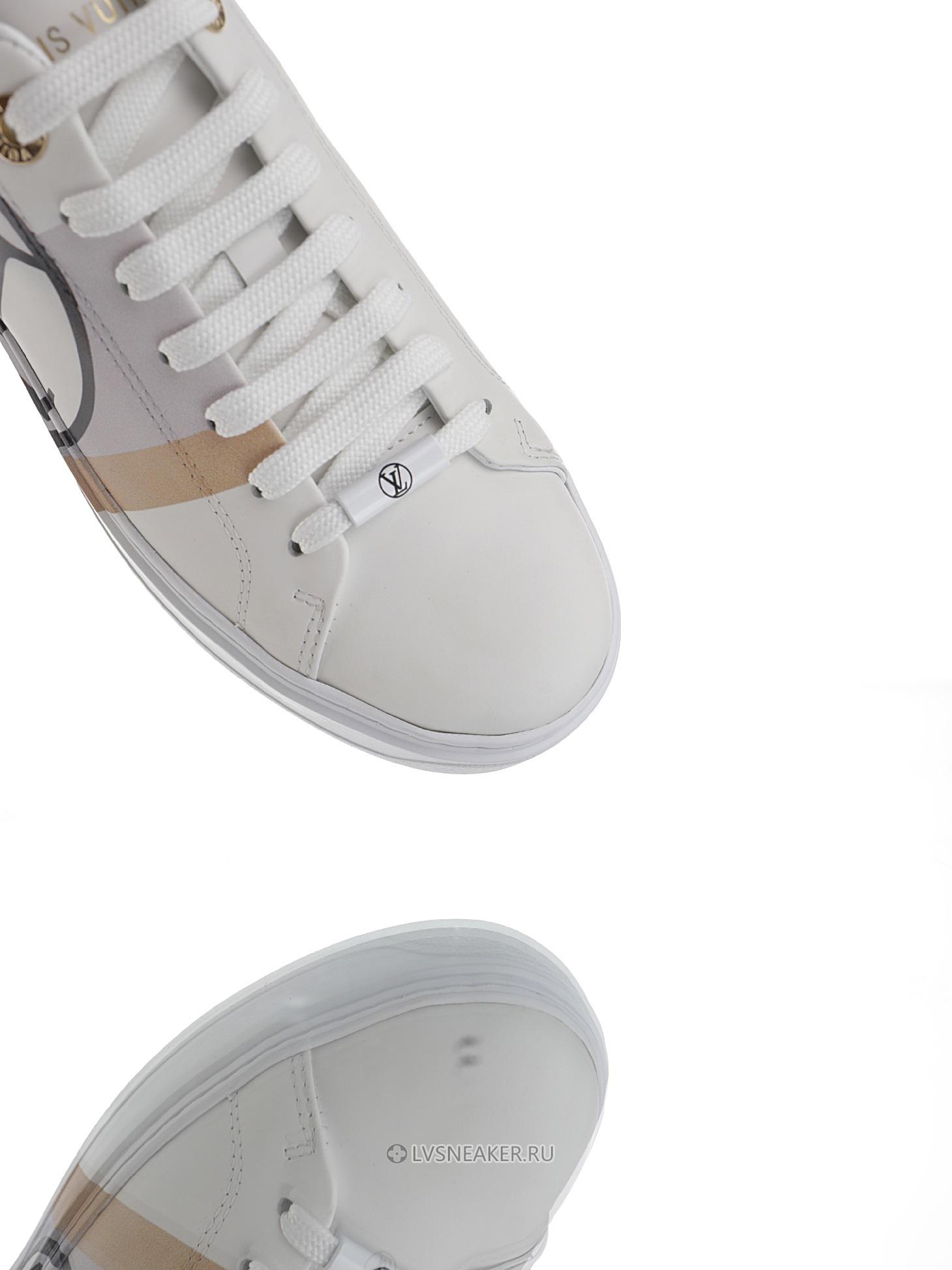Louis Vuitton LV Time Out "White Black Leather Logo" 1A64RQ Sneakers