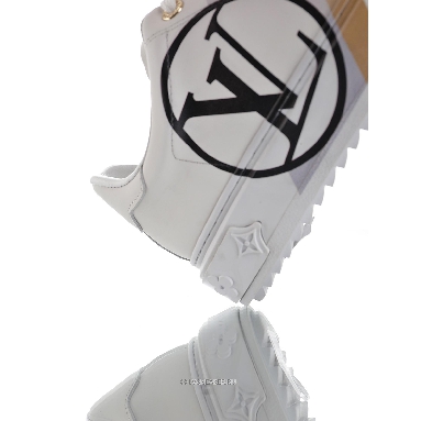 Louis Vuitton LV Time Out "White Black Leather Logo" 1A64RQ Sneakers