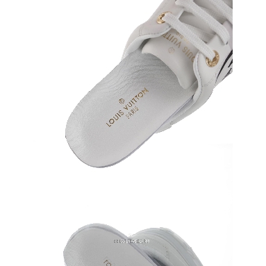 Louis Vuitton LV Time Out "White Black Leather Logo" 1A64RQ Sneakers