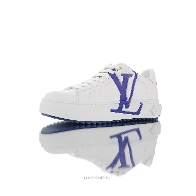 Louis Vuitton LV Time Out "White Blue Monogram" 1A4VVO-2 Sneakers