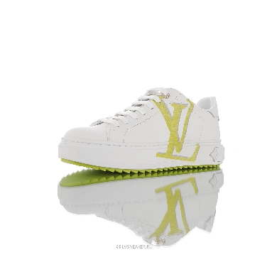 Louis Vuitton LV Time Out "White Green Monogram" 1A4VVO-3 Sneakers
