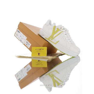 Louis Vuitton LV Time Out "White Green Monogram" 1A4VVO-3 Sneakers
