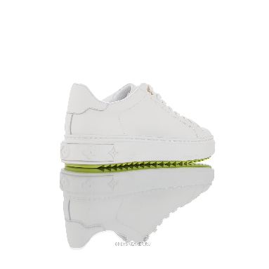 Louis Vuitton LV Time Out "White Green Monogram" 1A4VVO-3 Sneakers