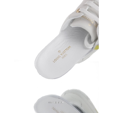 Louis Vuitton LV Time Out "White Green Monogram" 1A4VVO-3 Sneakers