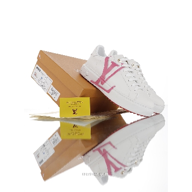 Louis Vuitton LV Time Out "White Pink Monogram" 1A4VVO-4 Sneakers