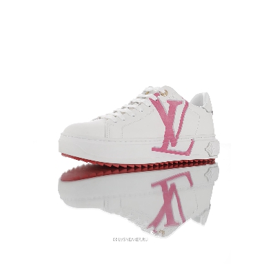 Louis Vuitton LV Time Out "White Pink Monogram" 1A4VVO-4 Sneakers