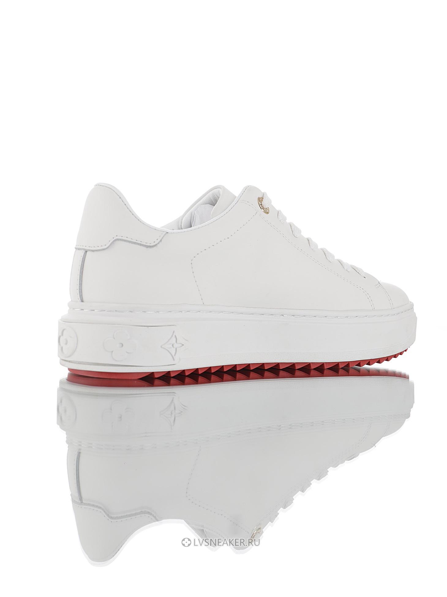 Louis Vuitton LV Time Out "White Pink Monogram" 1A4VVO-4 Sneakers