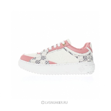 Louis Vuitton LV Time Out "White with Plaid and Logo Monogram" 1A9PYU Sneakers