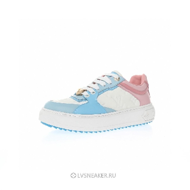 Louis Vuitton LV Time Out "White Monogram with Blue Pink" 1A9QB4 Sneakers