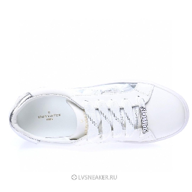 Louis Vuitton LV Time Out "White Silver Monogram PVC" 1A9PZA Sneakers