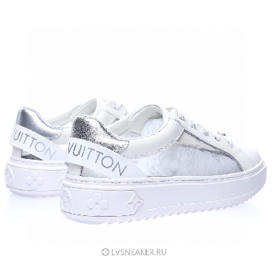 Louis Vuitton LV Time Out "White Silver Monogram PVC" 1A9PZA Sneakers