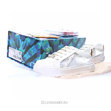 Louis Vuitton LV Time Out "White Gold Transparent Monogram PVC" 1A9PZA-2 Sneakers
