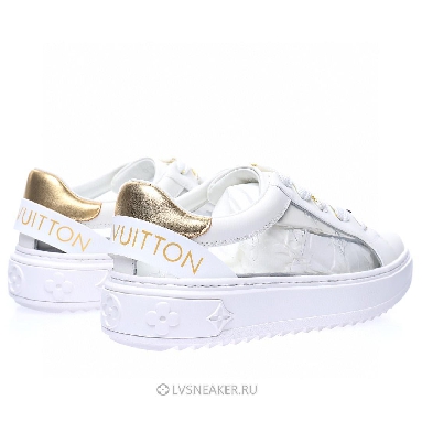Louis Vuitton LV Time Out "White Gold Transparent Monogram PVC" 1A9PZA-2 Sneakers