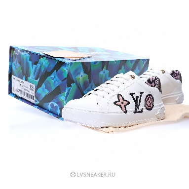 Louis Vuitton LV Time Out "White with Large Side Logo" 1A93XF Sneakers