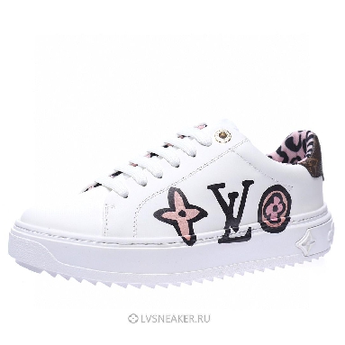 Louis Vuitton LV Time Out "White with Large Side Logo" 1A93XF Sneakers