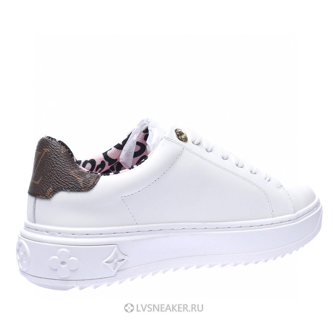 Louis Vuitton LV Time Out "White with Large Side Logo" 1A93XF Sneakers