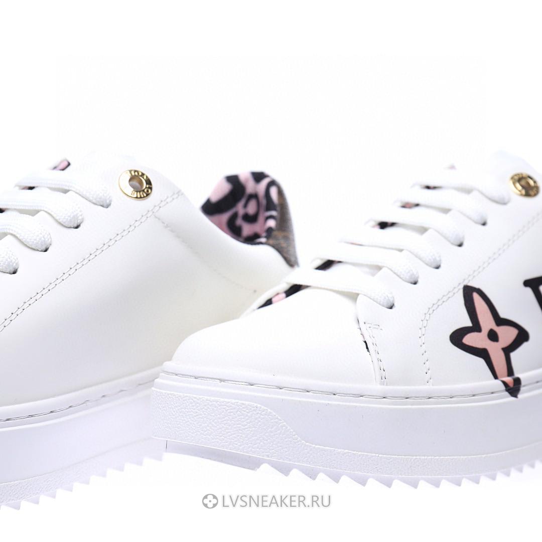 Louis Vuitton LV Time Out "White with Large Side Logo" 1A93XF Sneakers