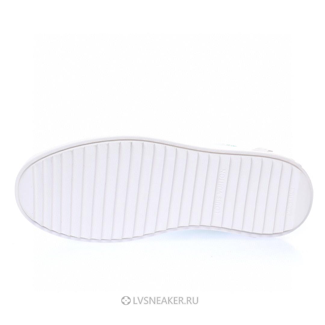 Louis Vuitton LV Time Out "White Green" 1A9D16 Sneakers