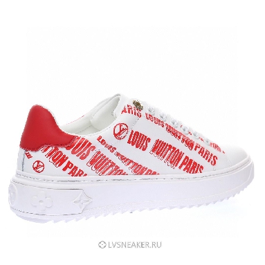 Louis Vuitton LV Time Out "White Red" 1A9D2M Sneakers