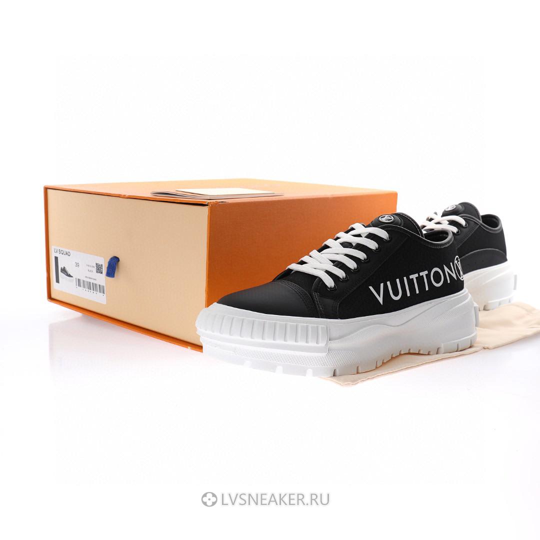 Louis Vuitton LV Squad "Black" 1A9419 Sneakers
