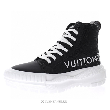 Louis Vuitton LV Squad "Black" 1A96EU Platform Ankle Sneakers