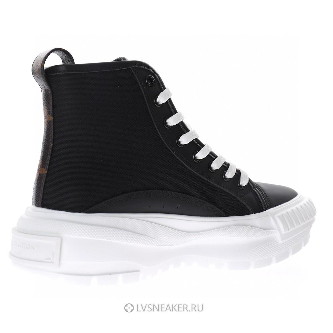 Louis Vuitton LV Squad "Black" 1A96EU Platform Ankle Sneakers