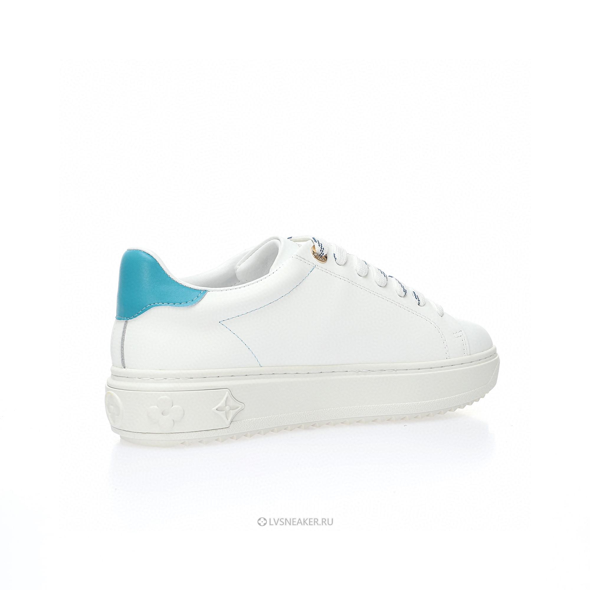 Louis Vuitton LV Time Out "White Blue" 1A4VWC-2 Sneakers