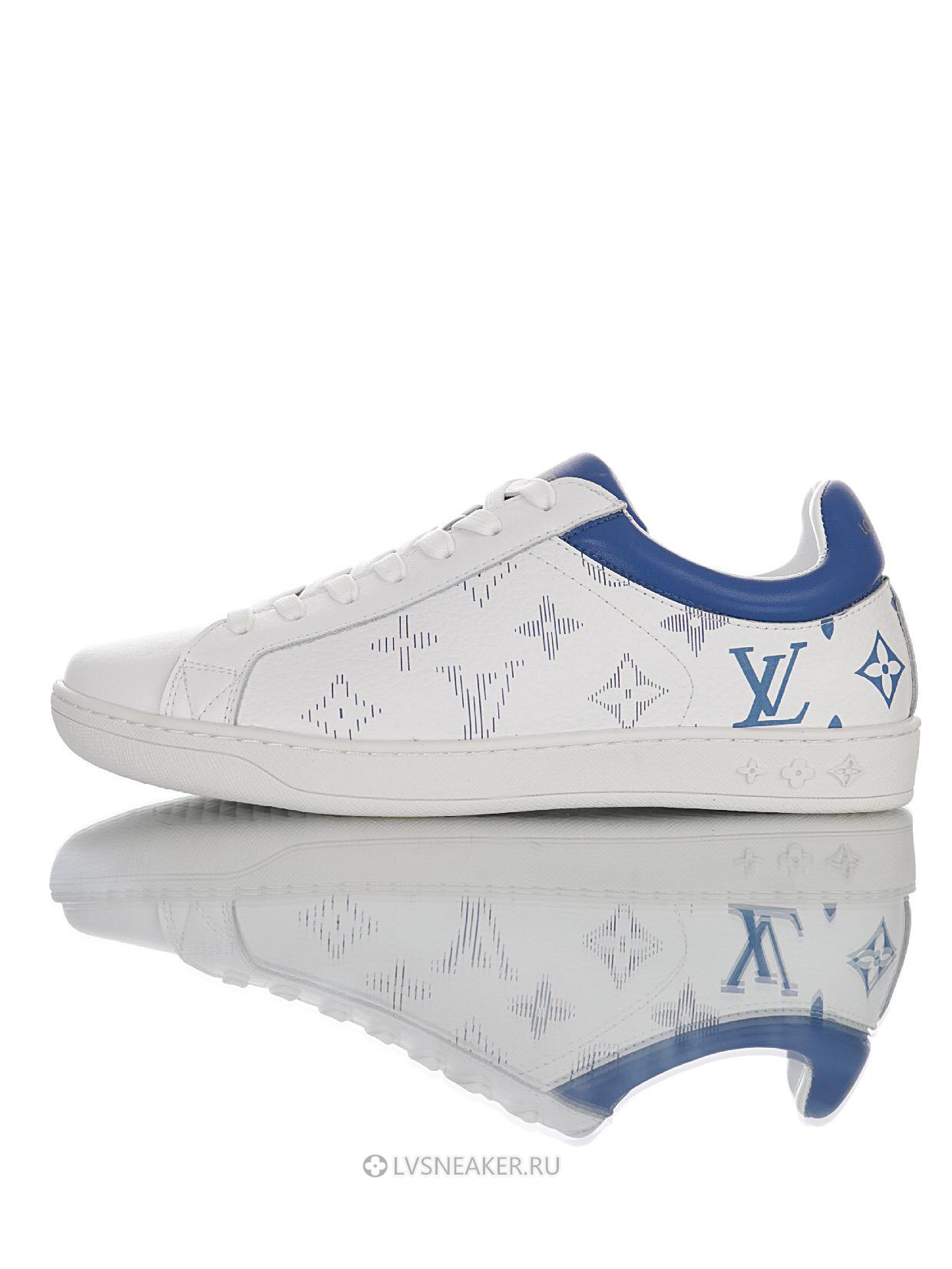 Louis Vuitton LV Luxembourg "Monogram White Blue" 1A5E27-2 Sneakers