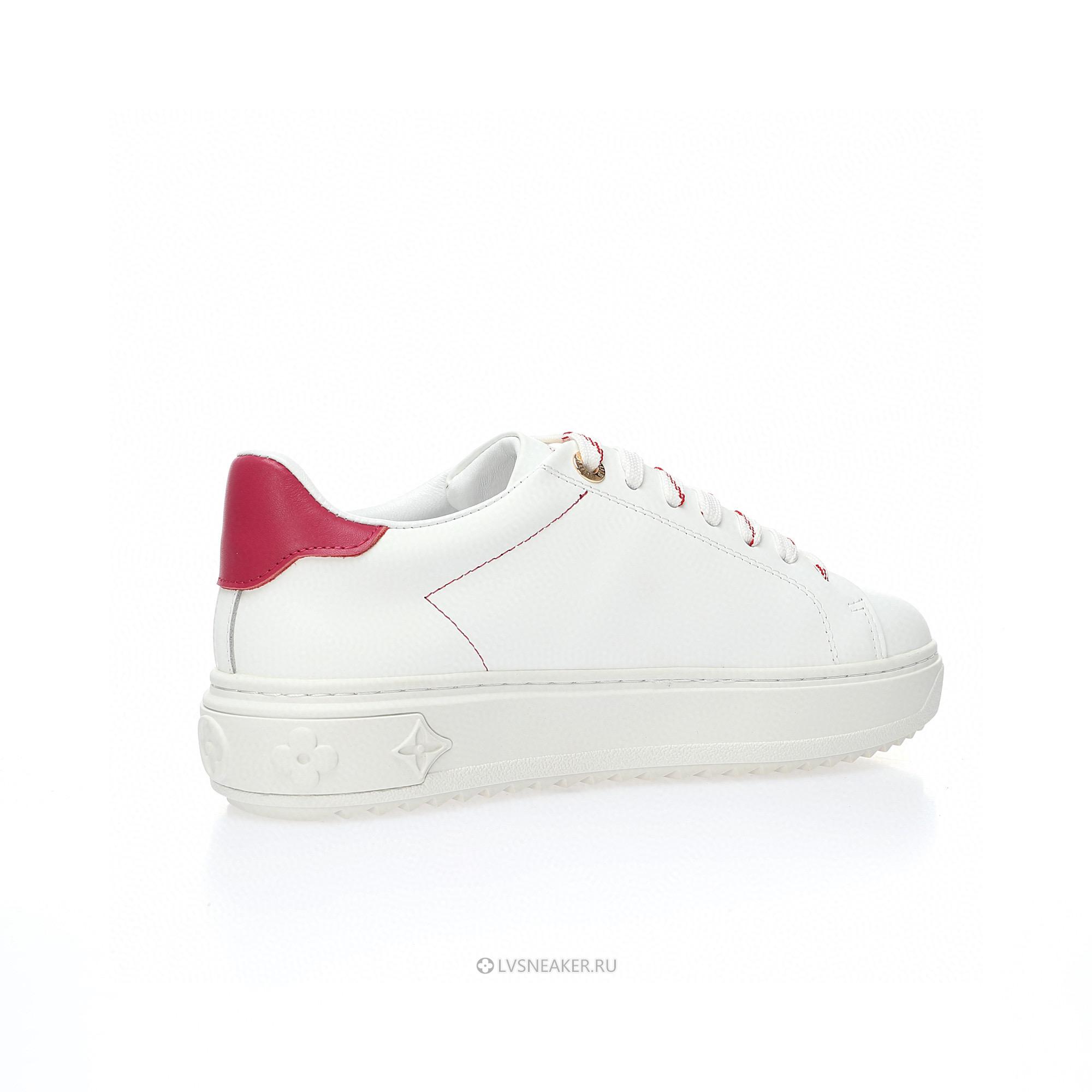 Louis Vuitton LV Time Out "White Red" 1A4VVN-2 Sneakers