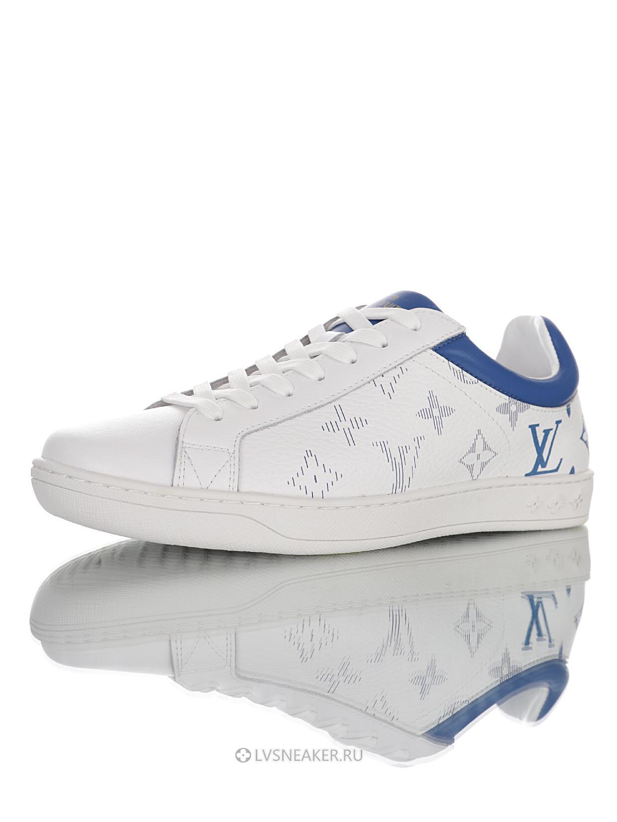 Louis Vuitton LV Luxembourg "Monogram White Blue" 1A5E27-2 Sneakers