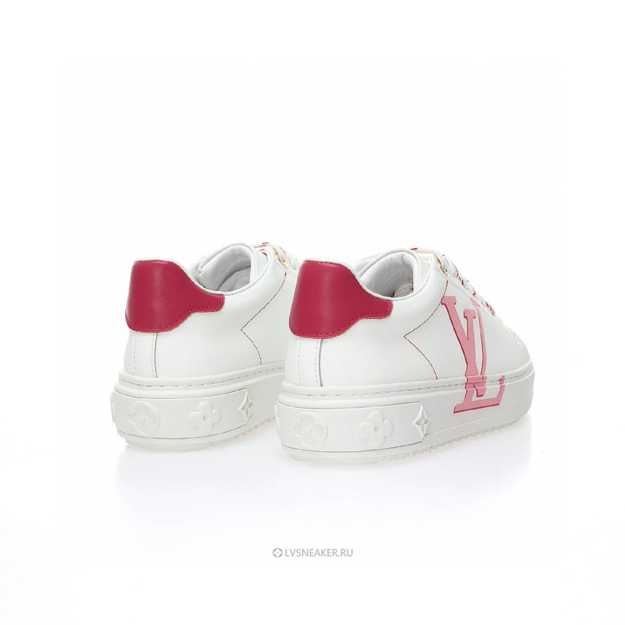 Louis Vuitton LV Time Out "White Red" 1A4VVN-2 Sneakers