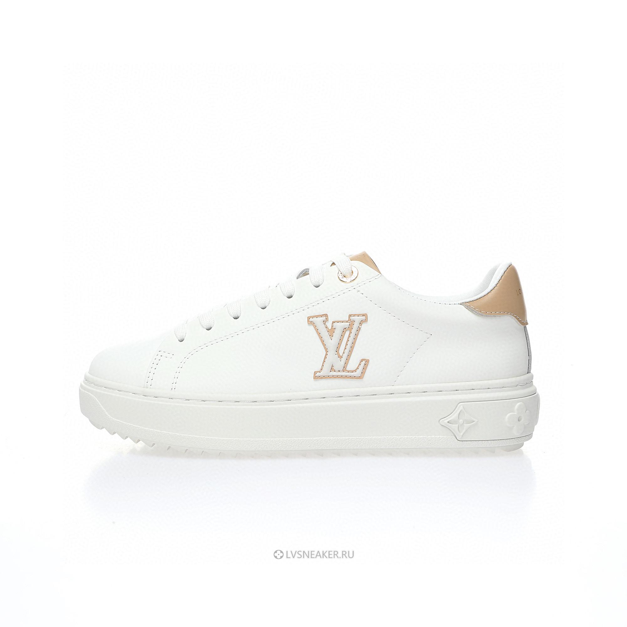 Louis Vuitton LV Time Out "White Calf Leather" 1ABVQH Sneakers