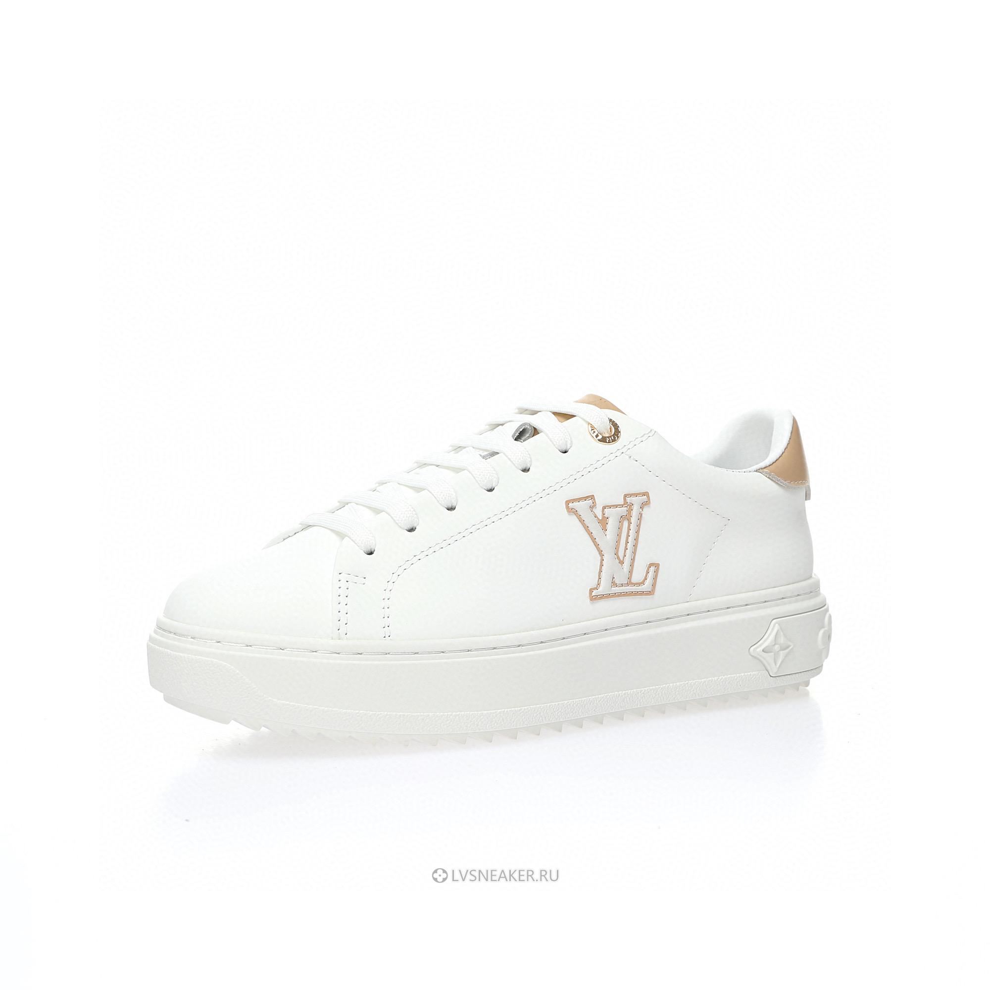 Louis Vuitton LV Time Out "White Calf Leather" 1ABVQH Sneakers