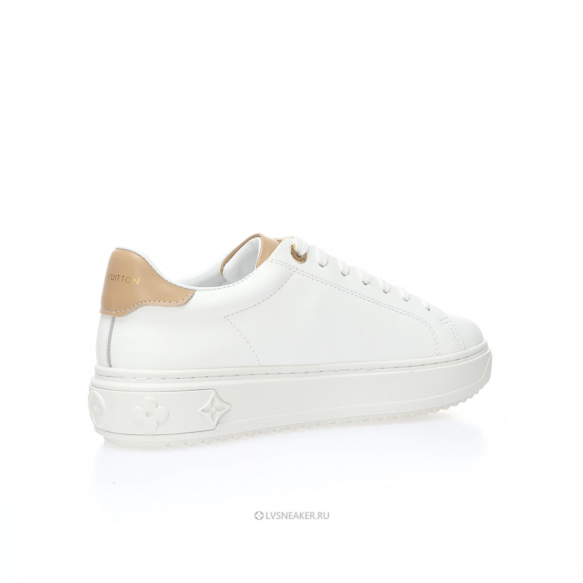 Louis Vuitton LV Time Out "White Calf Leather" 1ABVQH Sneakers