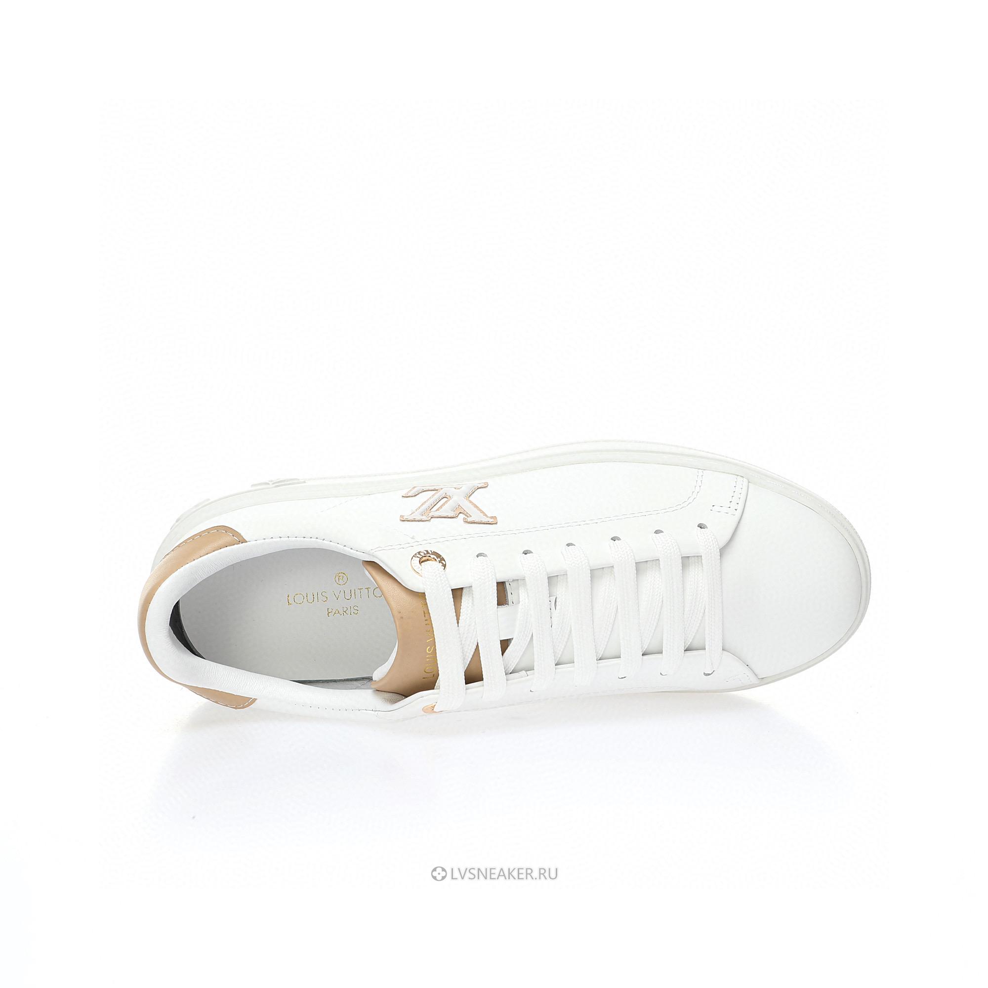 Louis Vuitton LV Time Out "White Calf Leather" 1ABVQH Sneakers