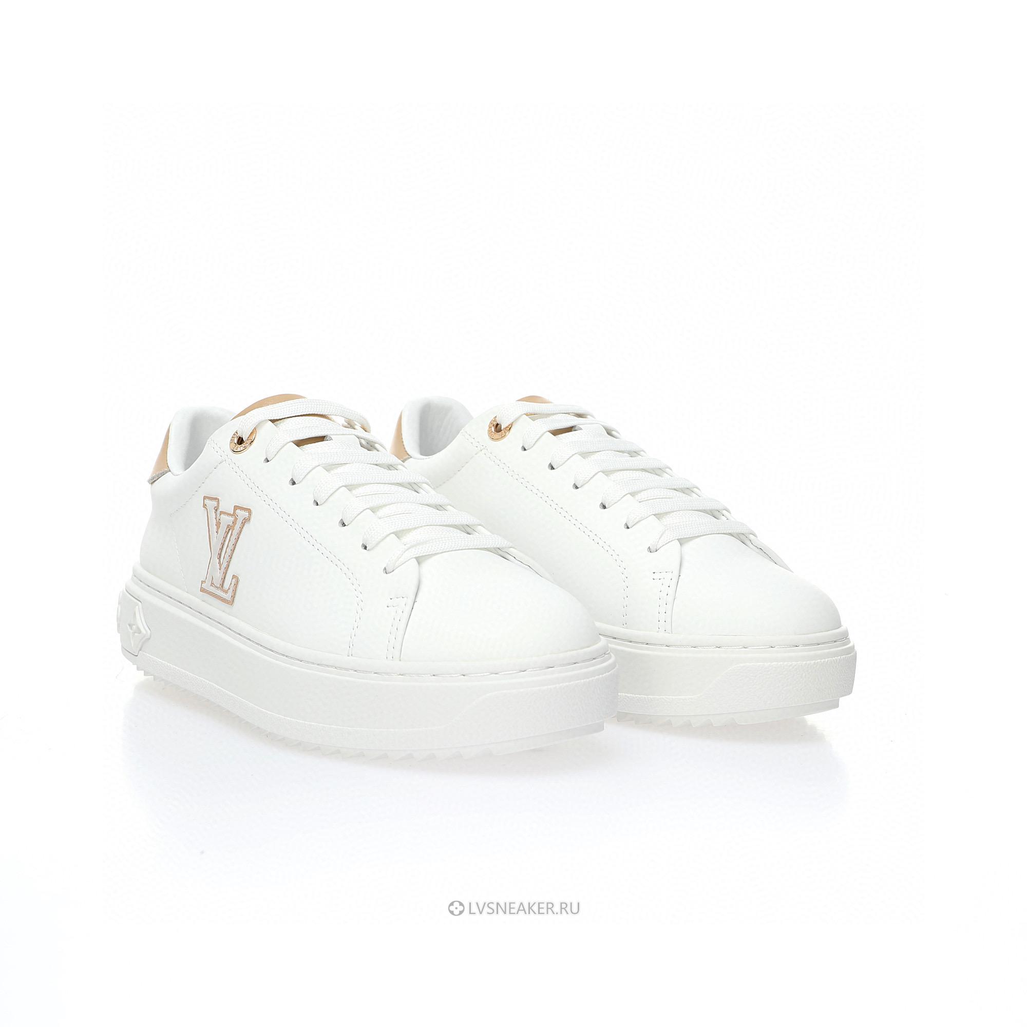 Louis Vuitton LV Time Out "White Calf Leather" 1ABVQH Sneakers