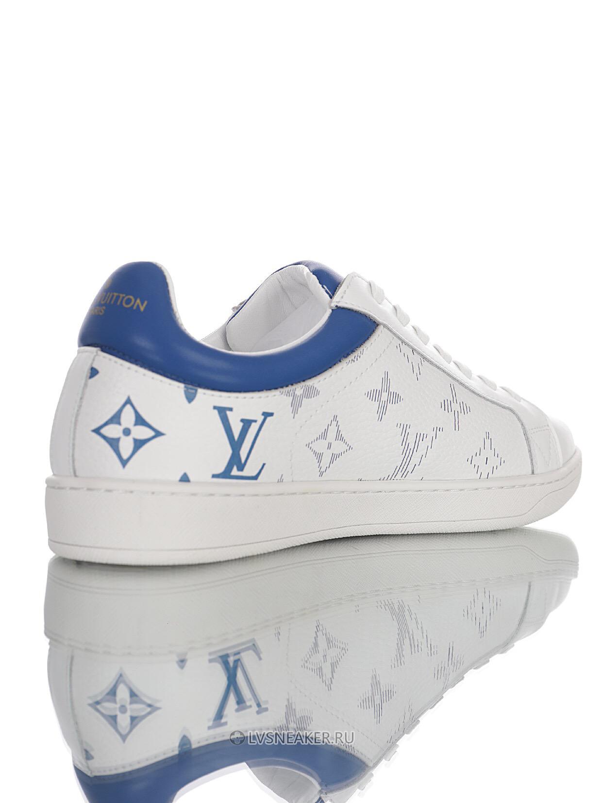 Louis Vuitton LV Luxembourg "Monogram White Blue" 1A5E27-2 Sneakers