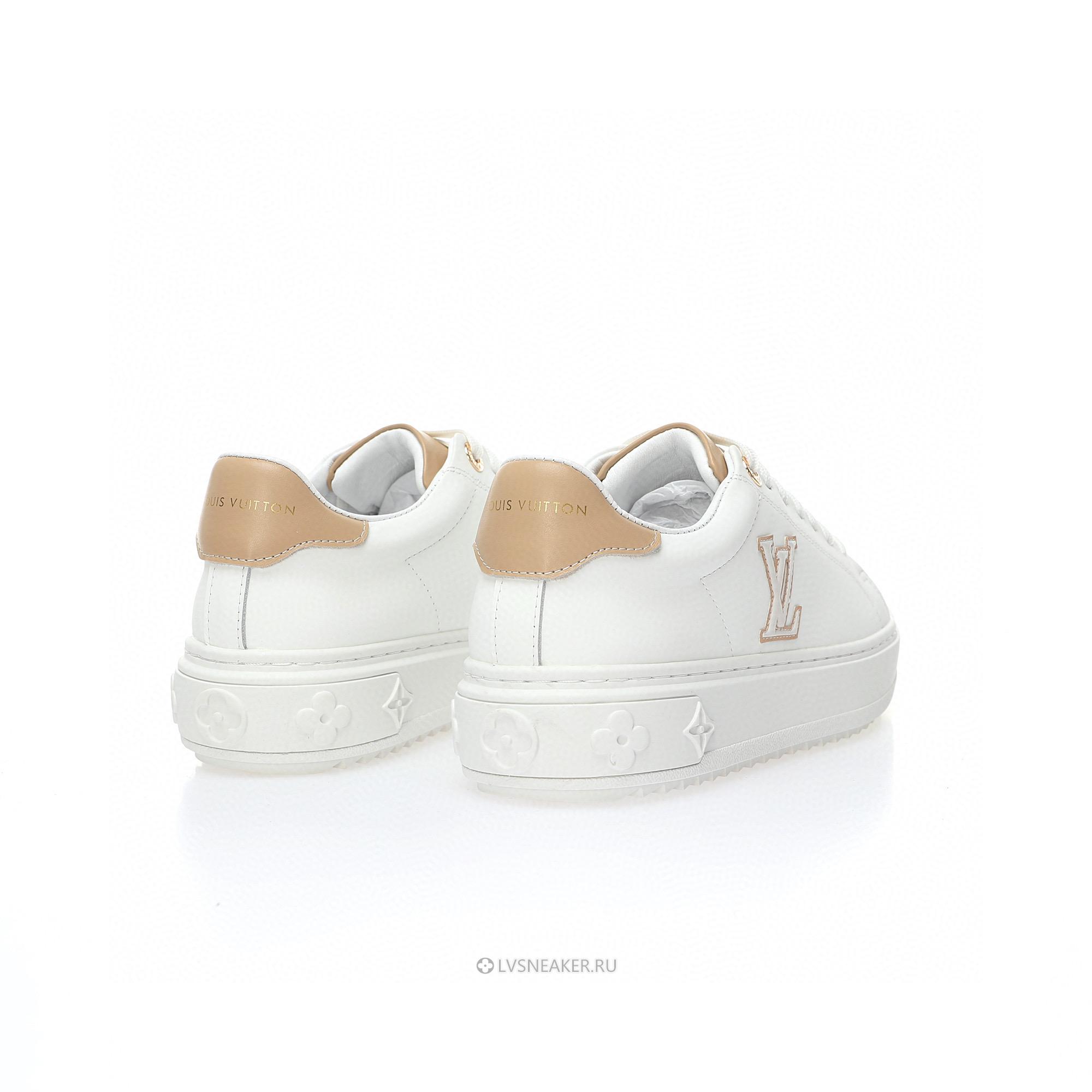 Louis Vuitton LV Time Out "White Calf Leather" 1ABVQH Sneakers