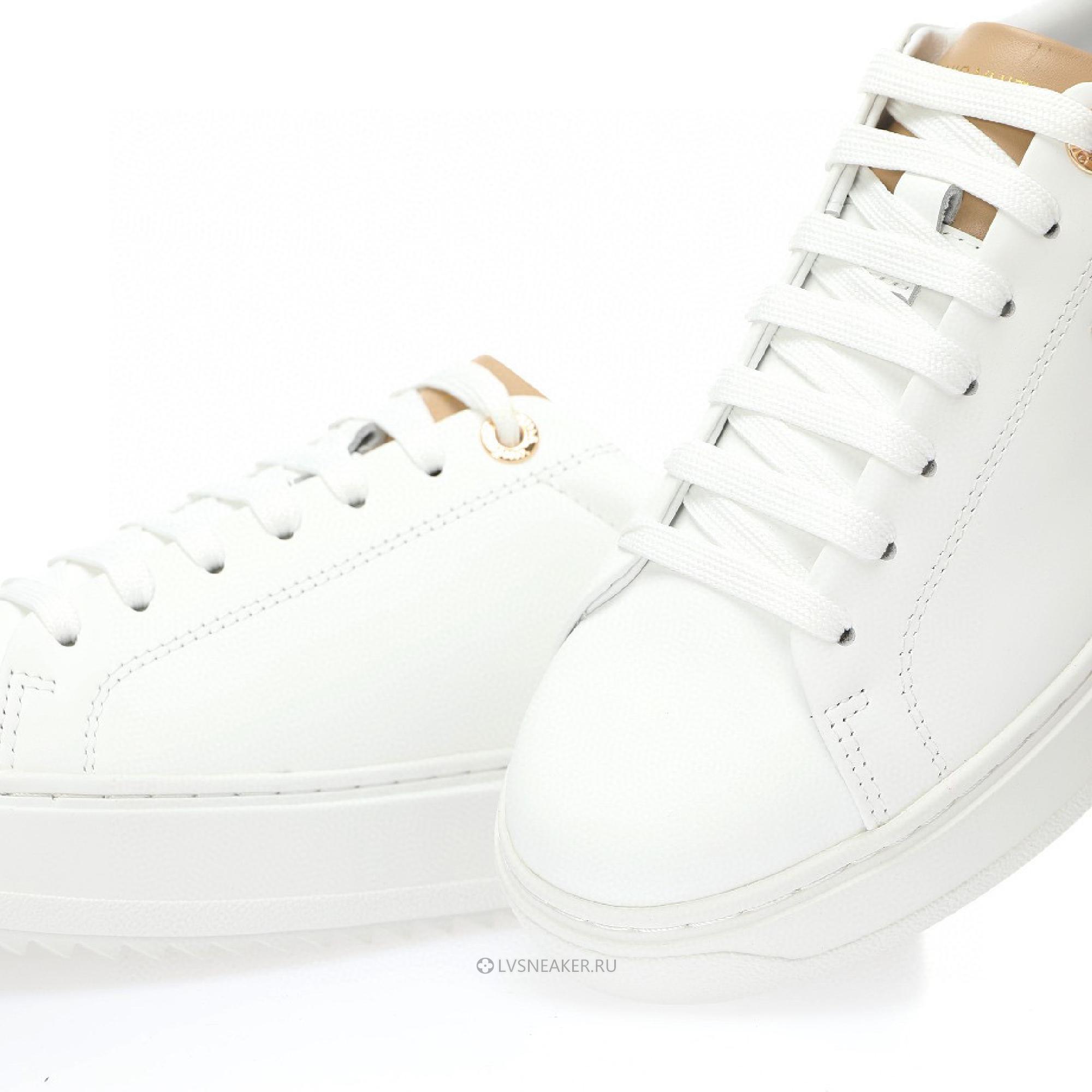 Louis Vuitton LV Time Out "White Calf Leather" 1ABVQH Sneakers