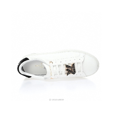 Louis Vuitton LV Time Out "White with Black Rhinestone" 1AAW0C-2 Sneakers