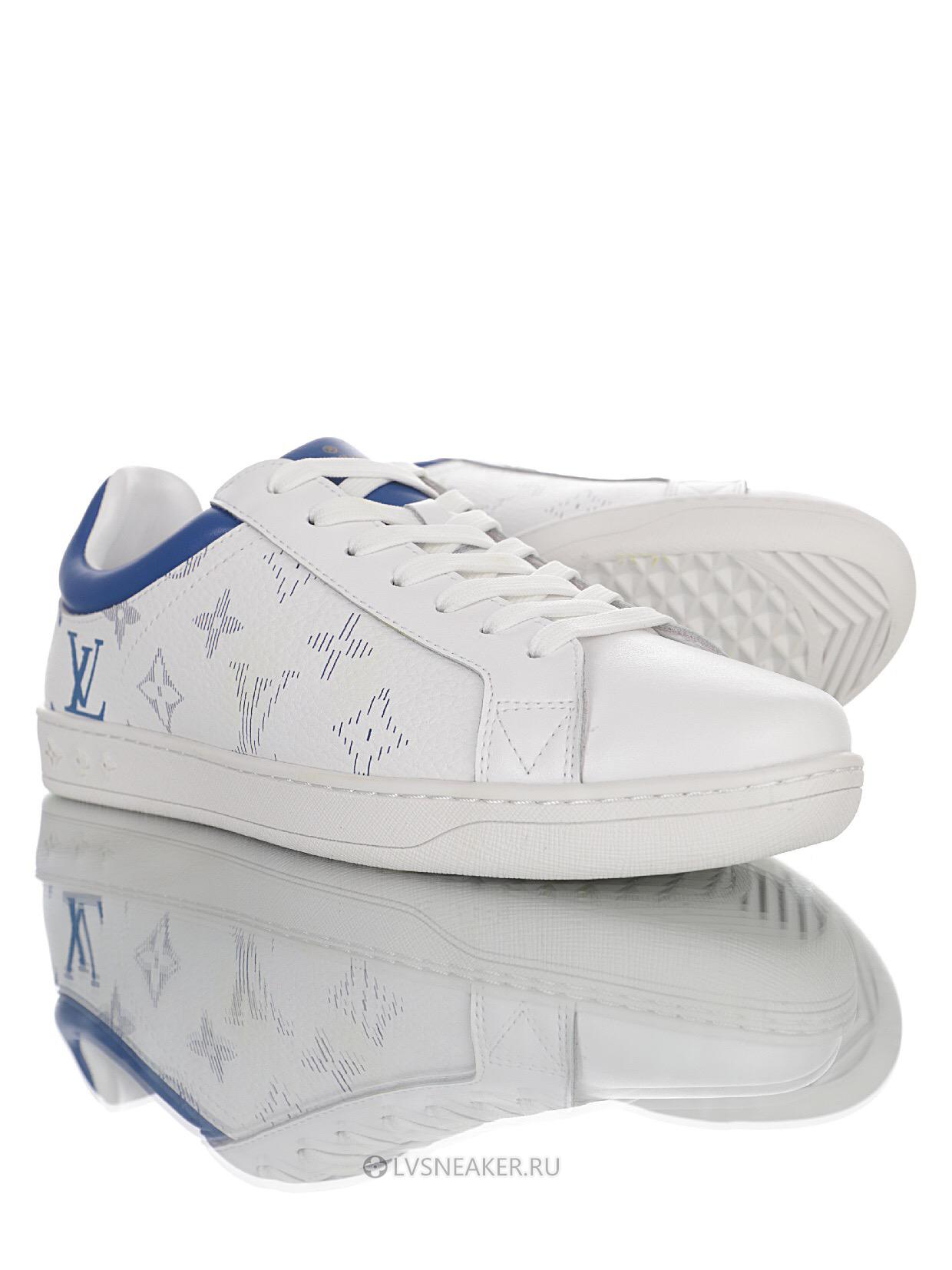 Louis Vuitton LV Luxembourg "Monogram White Blue" 1A5E27-2 Sneakers
