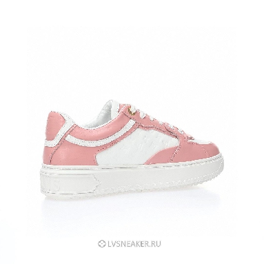 Louis Vuitton LV Time Out "White Mini Monogram Pink" 1ABURV Sneakers