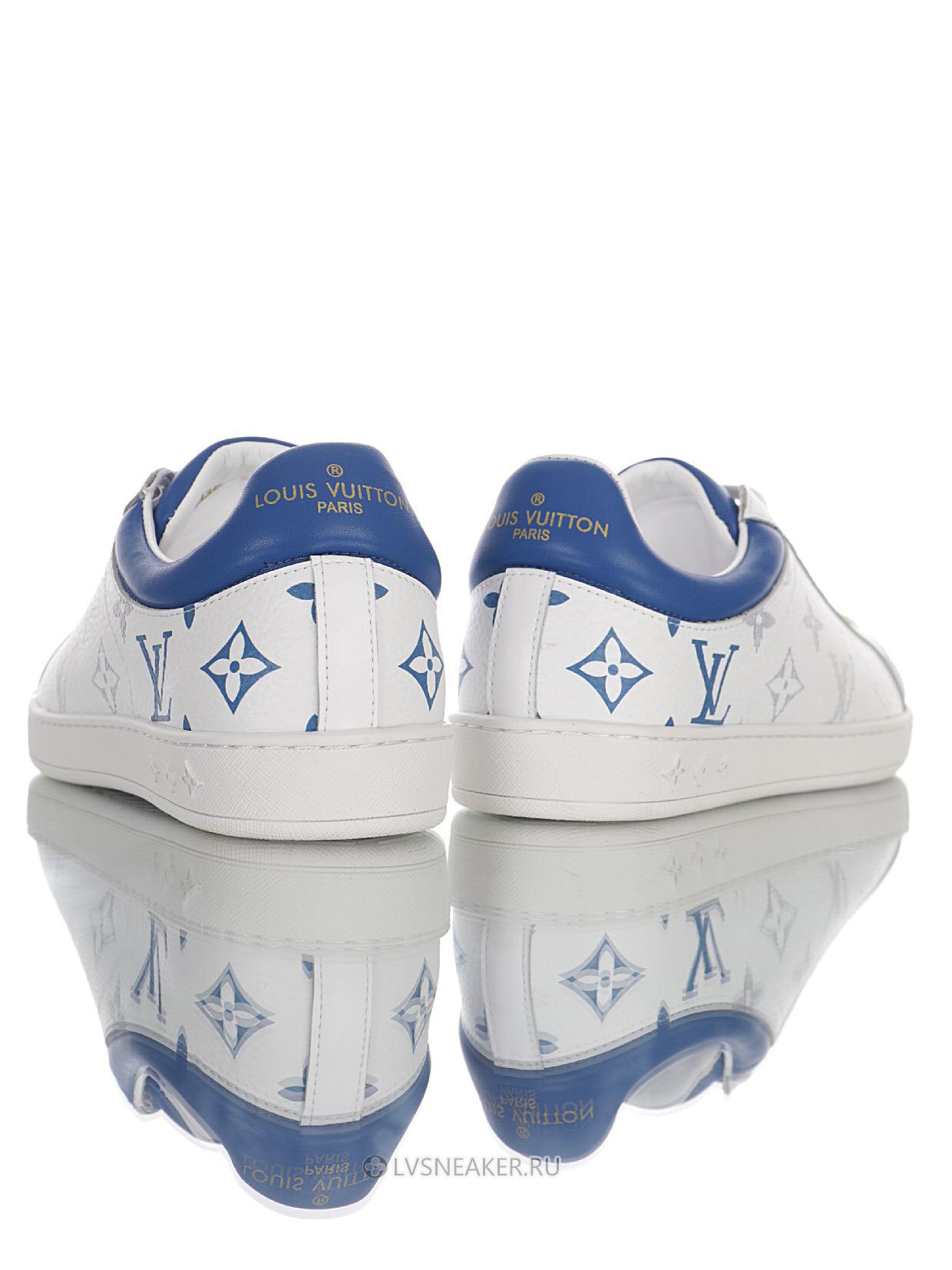 Louis Vuitton LV Luxembourg "Monogram White Blue" 1A5E27-2 Sneakers